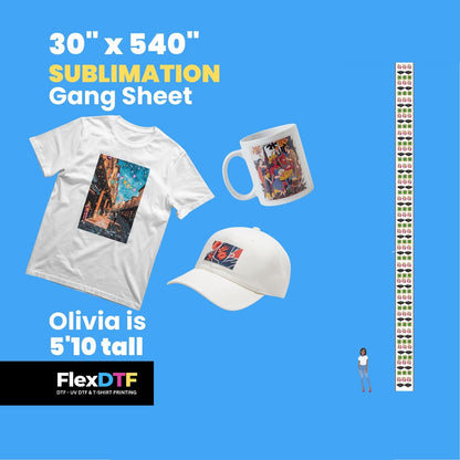 Gang Sheet Upload 30inch (Sublimation)