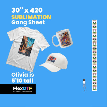 Gang Sheet Upload 30inch (Sublimation)