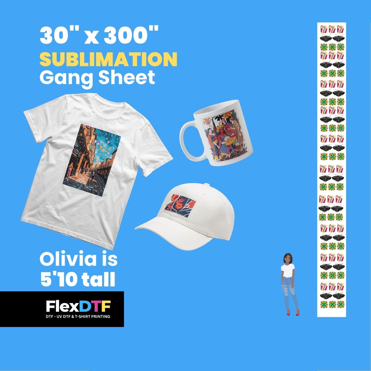 Gang Sheet Upload 30inch (Sublimation)