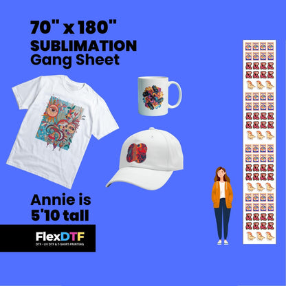 Gang Sheet Upload 70inch (Sublimation)