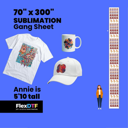 Gang Sheet Upload 70inch (Sublimation)