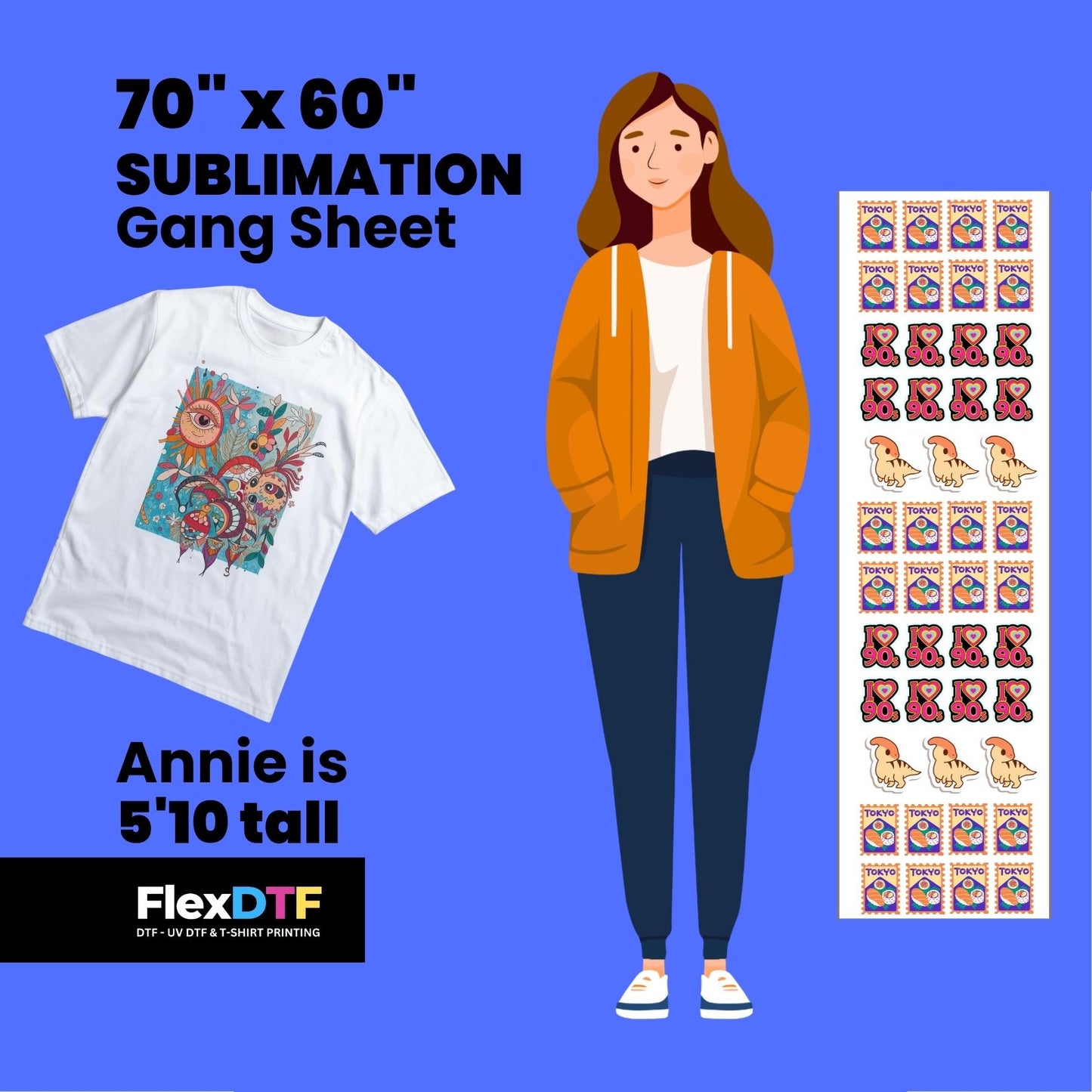 Gang Sheet Upload 70inch (Sublimation)