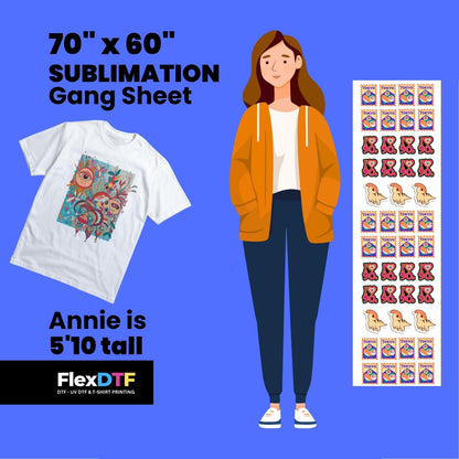 Gang Sheet Upload 70inch (Sublimation)