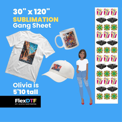Gang Sheet Upload 30inch (Sublimation)